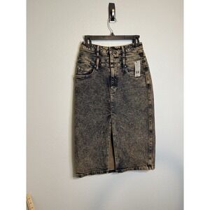 AFRM MAISON Midi Praline OD Wash Skirt 27